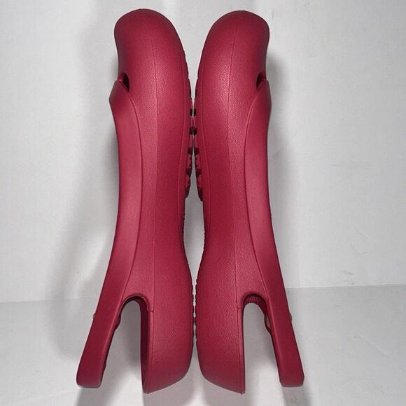 Crocs Jayna Slingback Ballet Flats Womens 6 Pink Raspberry‎ Round Toe Slip On - Picture 8 of 10